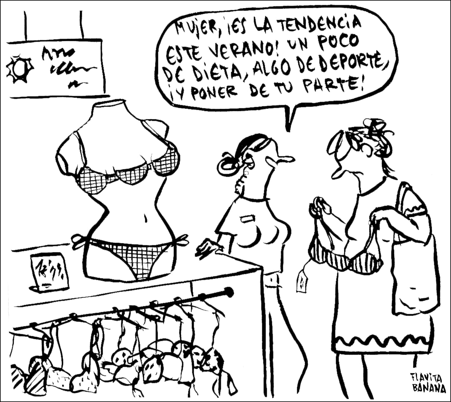 Flavita Banana: el bikini