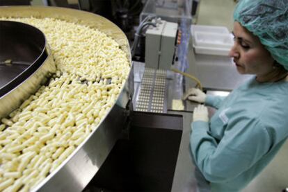 Una planta farmacéutica en Alcalá de Henares, Madrid.