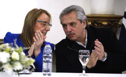 Alberto Fernández visitó el lunes a Alicia Kirchner, gobernadora de Santa Cruz y hermana del expresidente Néstor Kirchner.