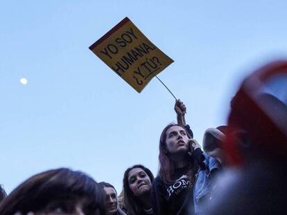 Manifestación del Día Internacional de la Mujer en 2017.