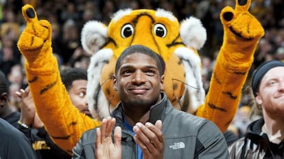 El jugador de fútbol americano Michael Sam.