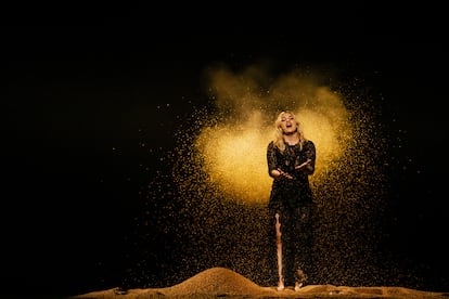 Louane, representante de Francia, en la segunda semifinal.