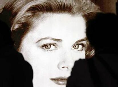 Una de las imágenes de Grace Kelly en la exposición de Montecarlo.