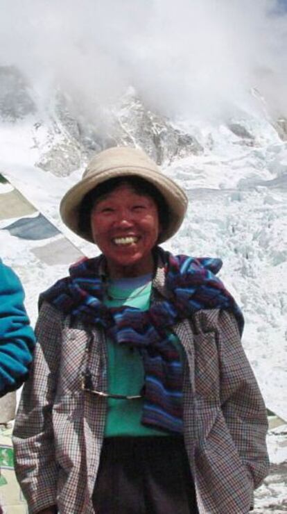 Watanabe, en el Everest.