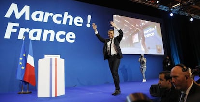 Emmanuel Macron, candidato de En Marche!.