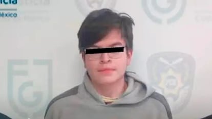 Diego 'N', tras su detención en Ciudad de México.