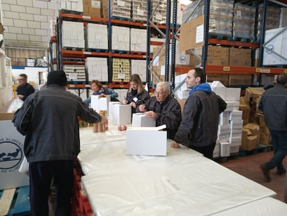 El Banco de Alimentos de La Rioja entrega 15.562 kilos de alimentos para los más vulnerables, este lunes.