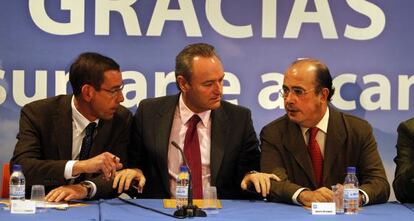 Reunión PP valenciano con Alberto Fabra y diputados y senadores
