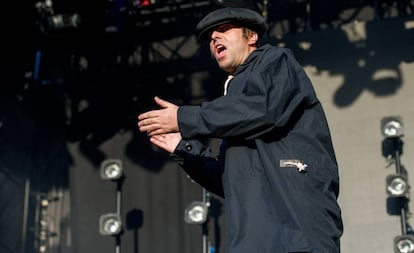 El músico Liam Gallagher en el festival 'The Legitimate Peaky Blinders', en la ciudad de Birmingham, este septiembre.