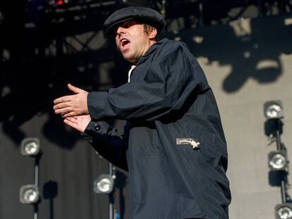 El músico Liam Gallagher en el festival 'The Legitimate Peaky Blinders', en la ciudad de Birmingham, este septiembre.