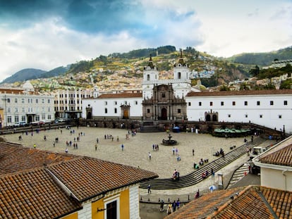 El centro histórico de Quito, en Ecuador, está repleto de restos de su pasado colonial.