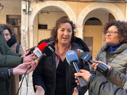 Alicia Romero, este viernes, en unas declaraciones en Valls.