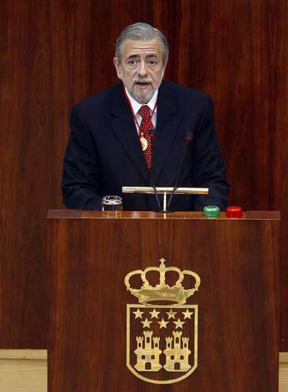 Antonio Beteta, durante un pleno de la Asamblea.