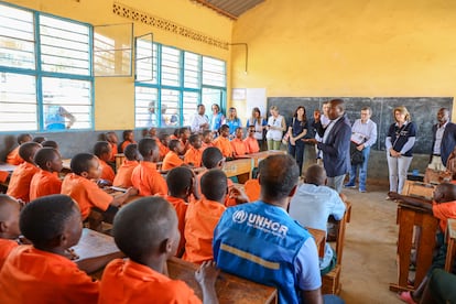 Alumnos de la escuela de Mahama en Ruanda