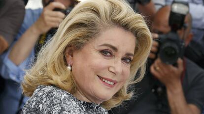 Catherine Deneuve, no festival de Cannes de 2015