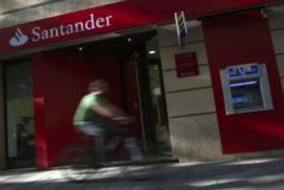 Una sucursal de Banco Santander