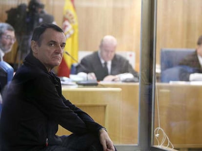Iñaki de Juana Chaos, durante el juicio celebrado en septiembre pasado.