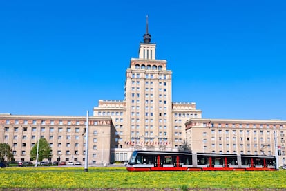 El Crowne Plaza Hotel de Praga, en la capital de la República Checa.