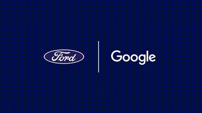 Logos de Ford y Google.