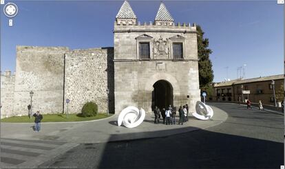 La puerta de Bisagra de Toledo.