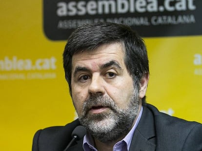El president de l&#039;ANC, Jordi S&agrave;nchez.