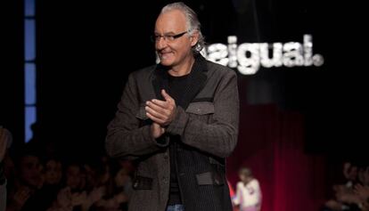 Thomas Meyer, el fundador de Desigual durante un desfile.