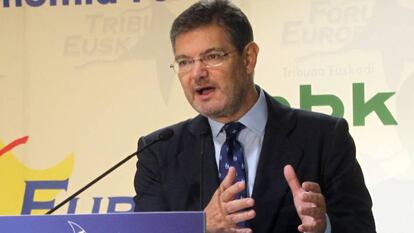 Rafael Catalá, ministro de Justicia