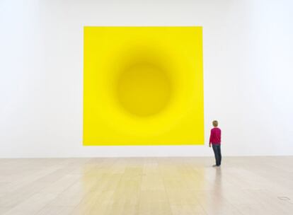 <b><i>Yellow (Amarillo)</b></i>, de Anish Kapoor, se podrá ver hasta el 12 de octubre en la exposición monográfica del Guggenheim de Bilbao.