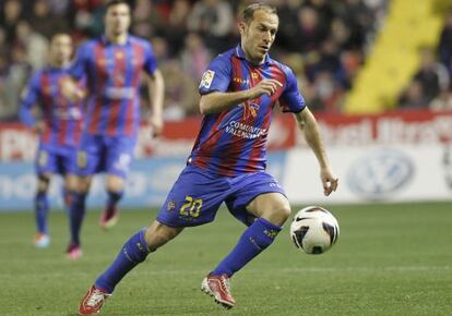 Juanlu, en un partido del Levante ante el Málaga.