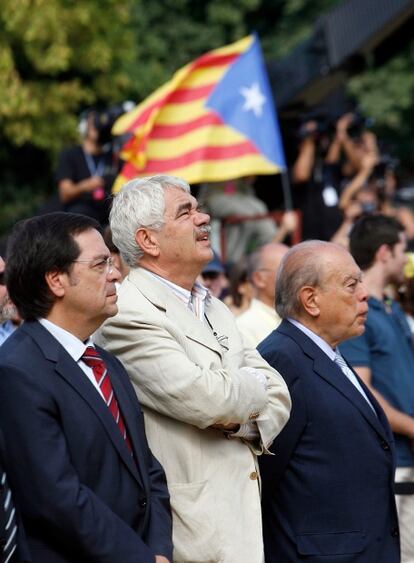 Los dos expresidentes de la Generalitat acuden a la fiesta institucional de la Diada.