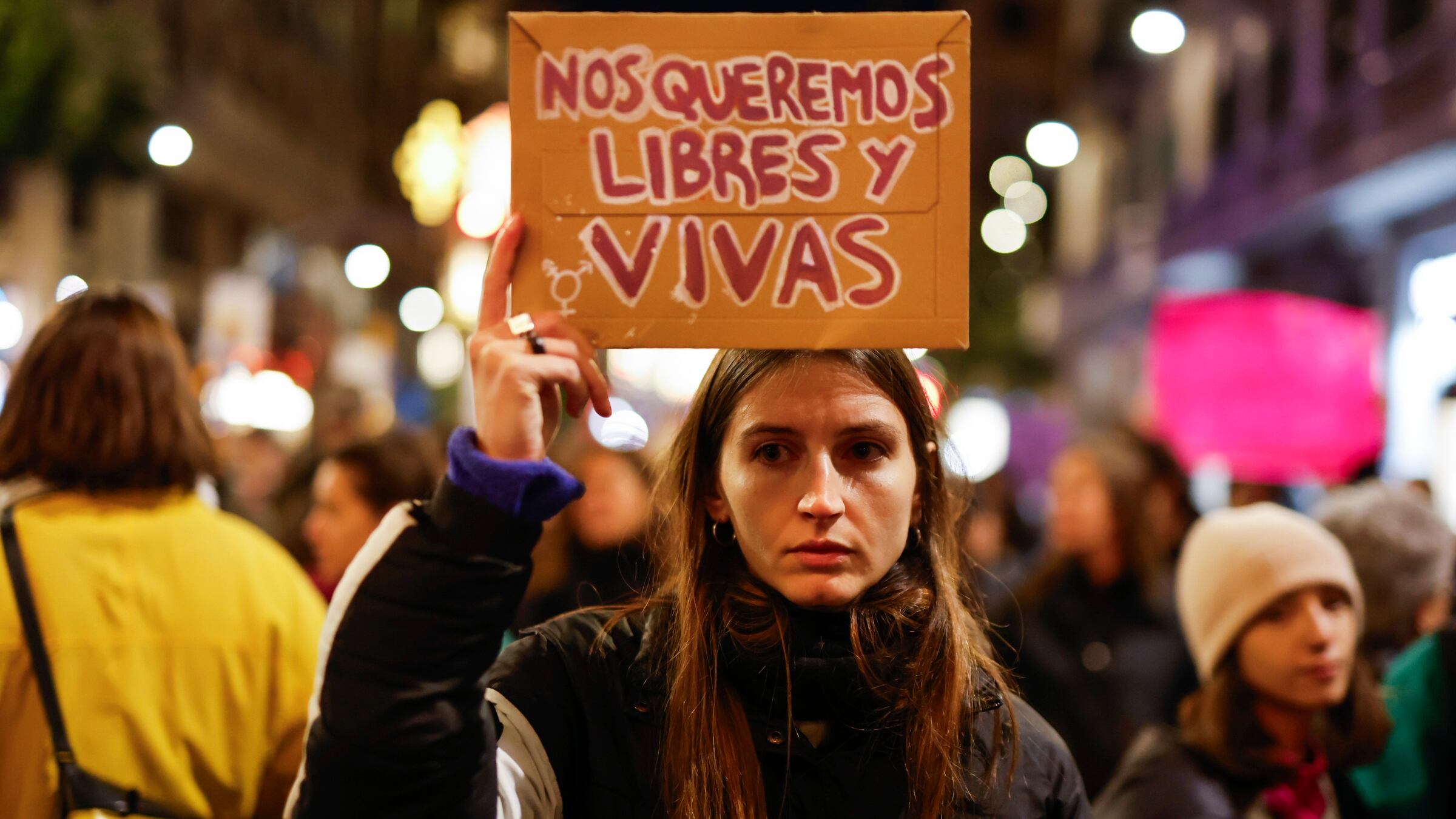 Manifestación  del 25-N en Barcelona.
