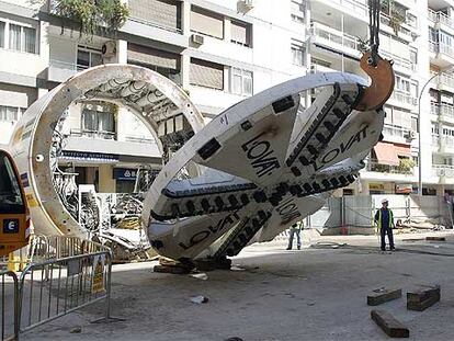 Montaje de una tuneladora