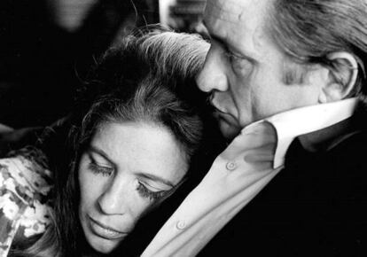 Johnny Cahs y June Carter.