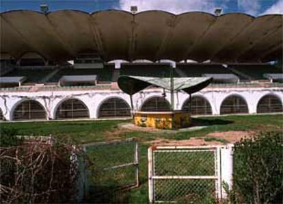 Estado de las instalaciones del hipodrómo de la Zarzuela en marzo del año pasado.