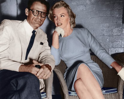 El dramaturgo Arthur Miller y Marilyn Monroe estuvieron casados de 1956 a 1961.