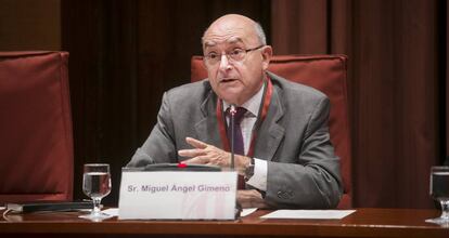 El director de l'OAC, Miguel Ángel Gimeno.