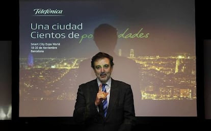 El presidente de Telefónica España, Luis Miguel Gilpérez.