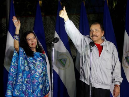 Rosario Murillo y Daniel Ortega, el pasado noviembre.