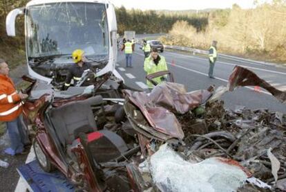 Accidente de tráfico en Pontevedra