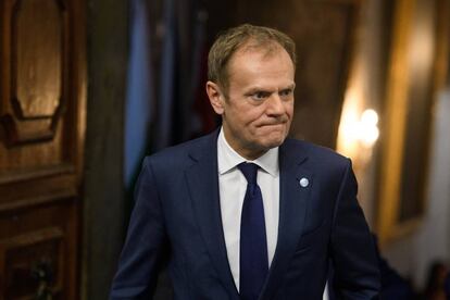 El presidente del Consejo Europeo, Donald Tusk.