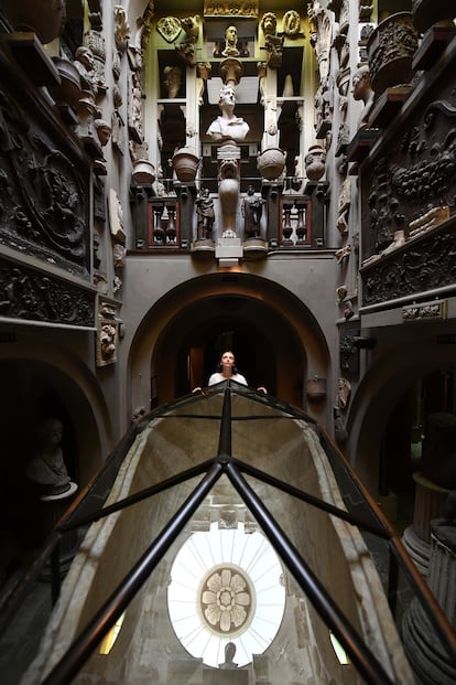 El sarcófago de Seti, el Primero en la Cámara Sepulcral del Museo Sir John Soanes, el 12 de septiembre de 2016 en Londres.
