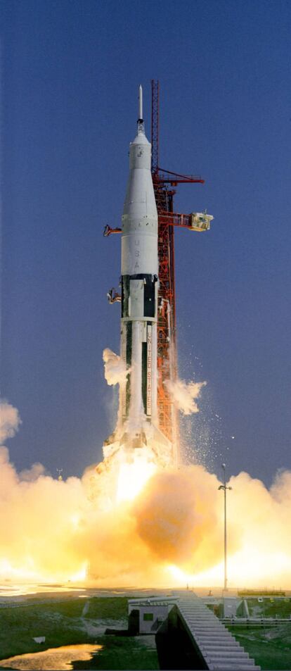 Lanzamiento del Apollo Saturn 201 en 1966