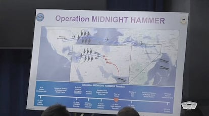 Poster con los datos de la Operación Martillo de Medianoche.