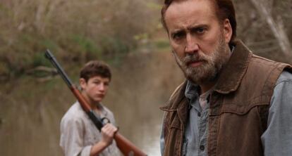 Nicolas Cage y Tye Sheridan en un fotograma de 'Joe'.