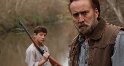 Nicolas Cage y Tye Sheridan en un fotograma de &#039;Joe&#039;. 