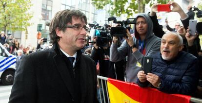 El expresidente catalán, Carles Puigdemont.