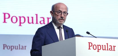 Emilio Saracho, presidente del Popular antes de la venta al Santander