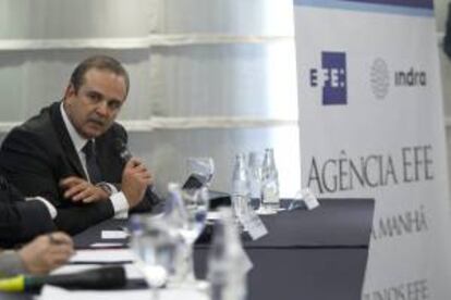 El presidente de la empresa española Indra, Emilio Díaz. EFE/Archivo