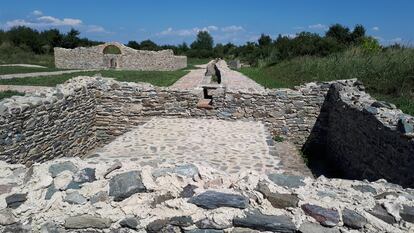 Un acueducto que servía de agua a Viminacium, una gran ciudad romana al sur del Danubio, en la actual Serbia.