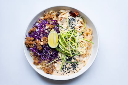 El Pad Thai de Huerva, otro de los platos emblemáticos de Romero Verde.